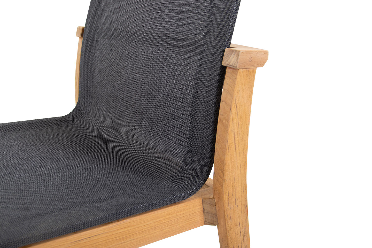 Maya Sling Side Chair, Anthracite, Coated
